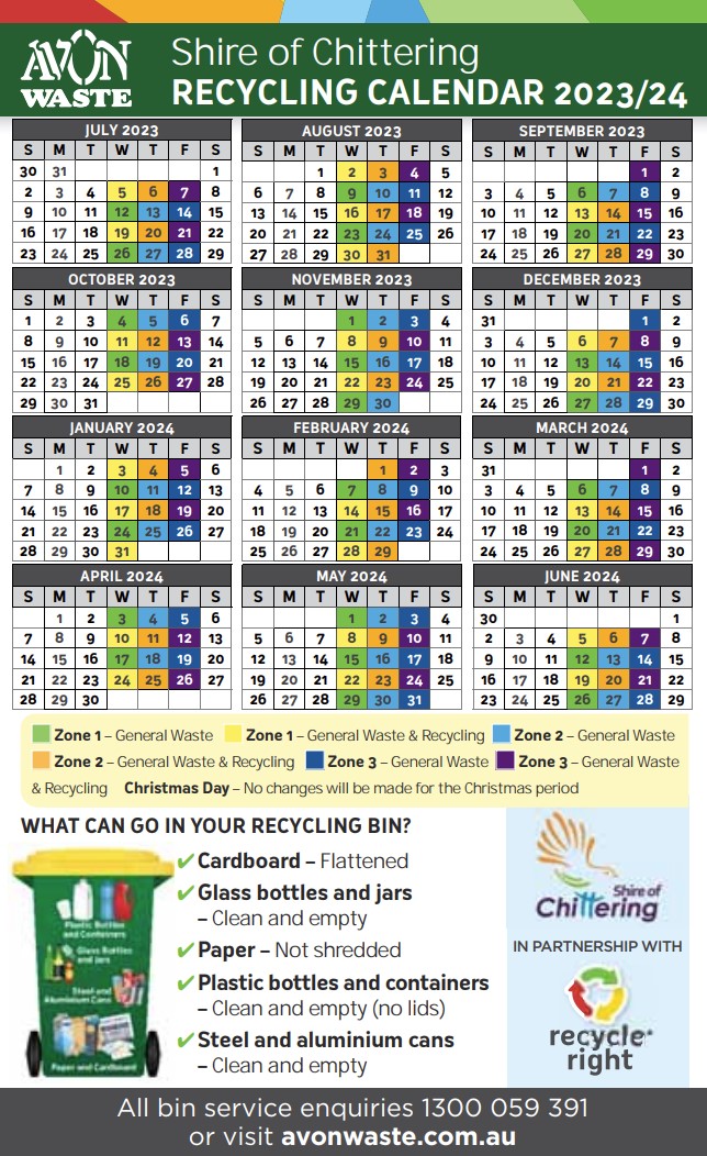 Waste Collection Shire Of Chittering