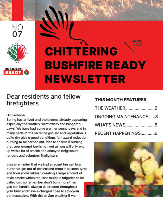 Chittering Bushfire Ready Newsletter #007 Spring 2023