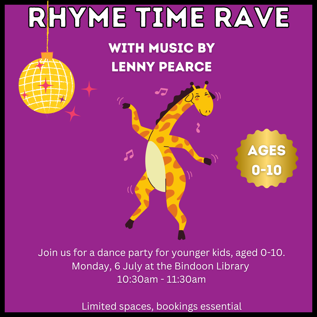Rhyme Time Rave - July school holidays