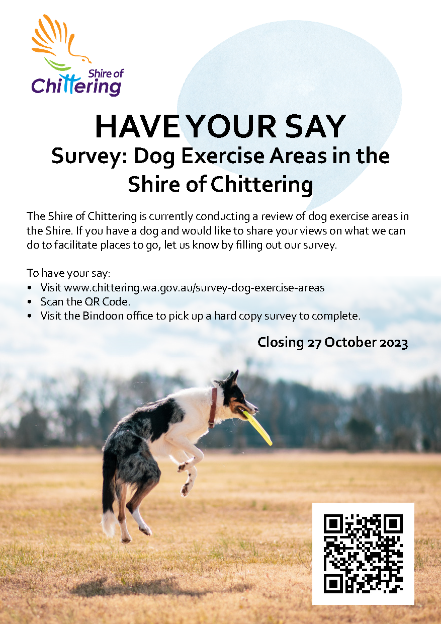 Survey: Dog Exercise Areas in the Shire of Chittering