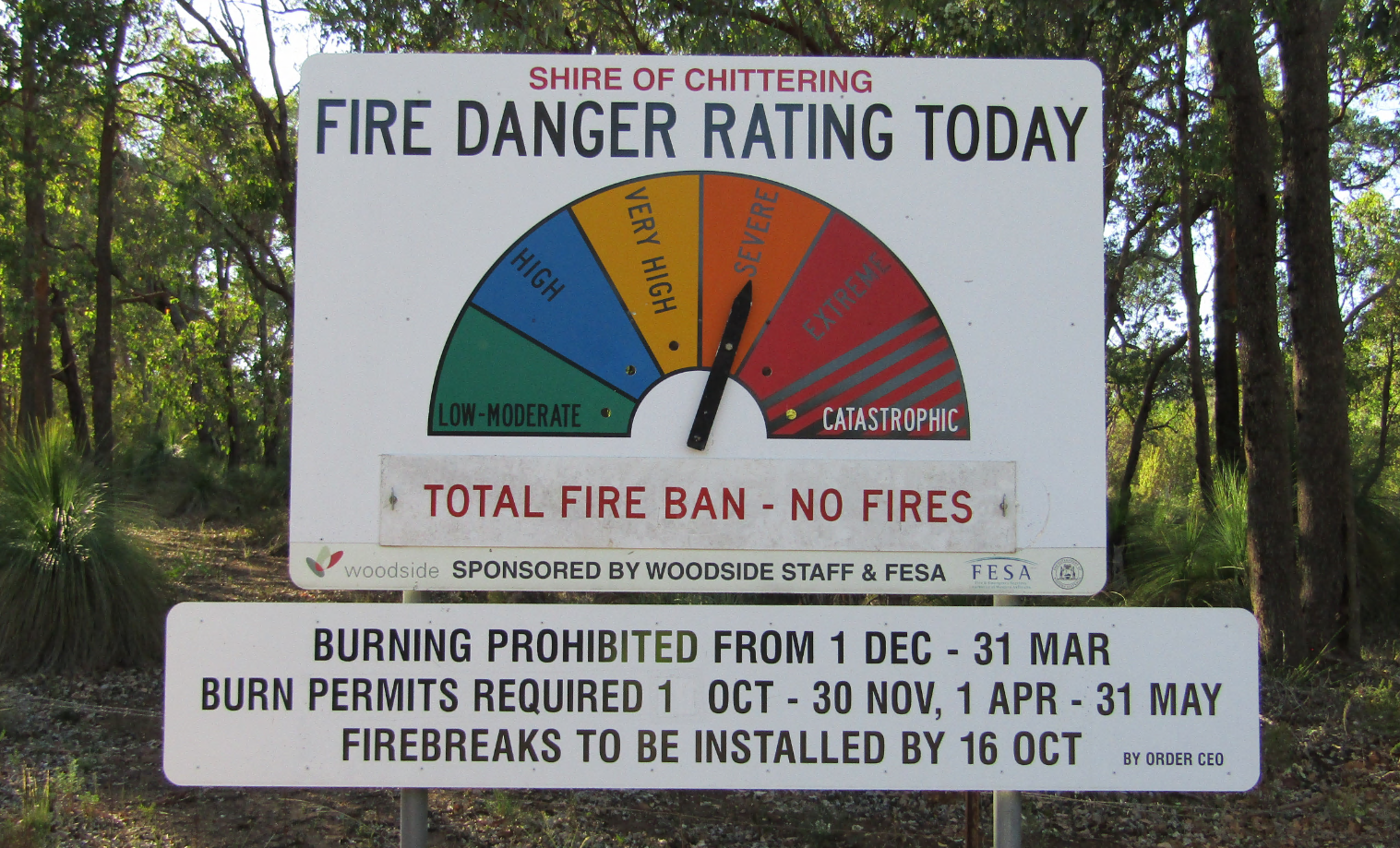 Prohibited Burning Time commencing 1 December 2021
